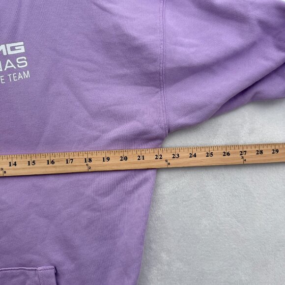 Mercedez Benz Hoodie Mens S Purple Larvender AMG Petronas Formula One Team F1 - Picture 6 of 10